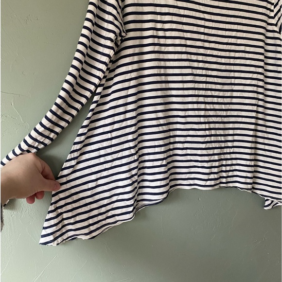 Nautical striped long sleeve shirt, size Small - Picture 4 of 8